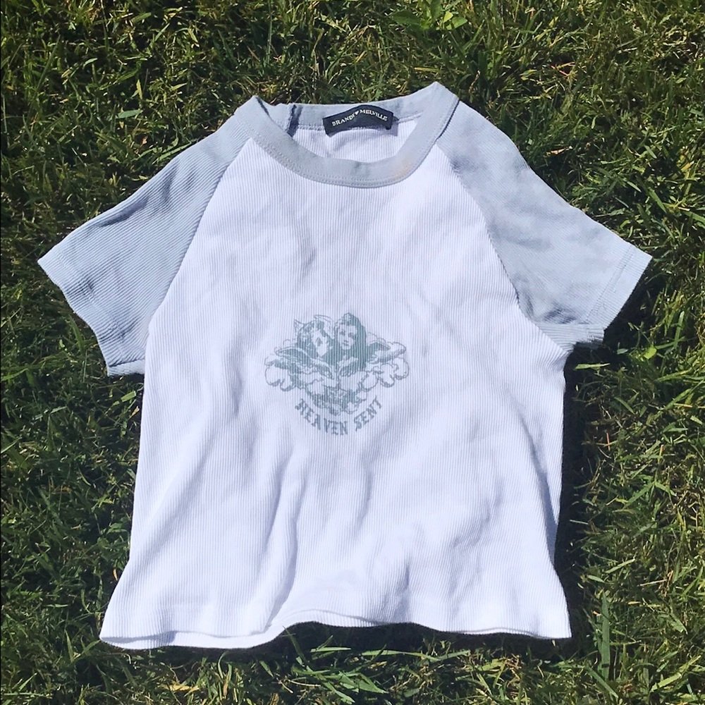 Brandy Melville angel baby tee <3